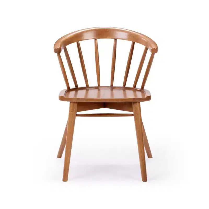 Lot de 2 chaises de salle à manger Plank+Beam, chaise de cuisine en bois massif