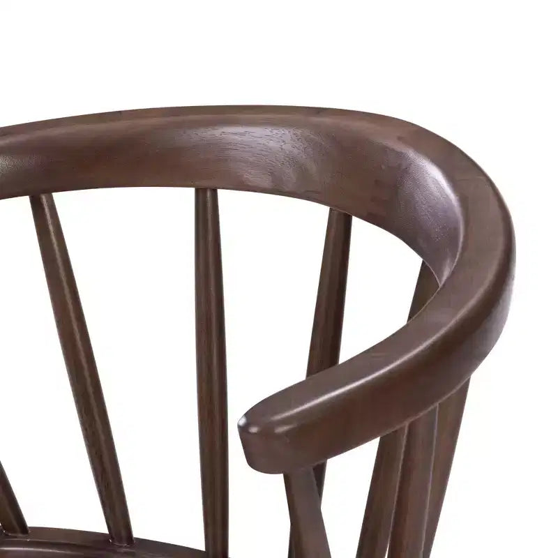 Lot de 2 chaises de salle à manger Plank+Beam, chaise de cuisine en bois massif