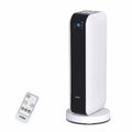 Optimus 17 in. Oscillating Tower Heater w/ Remote, Digital Temperature Readout & Setting