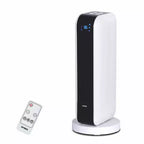 Optimus 17 in. Oscillating Tower Heater w/ Remote, Digital Temperature Readout & Setting