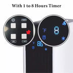 Chauffage tour oscillant Optimus de 17 po avec télécommande, affichage numérique de la température et réglage