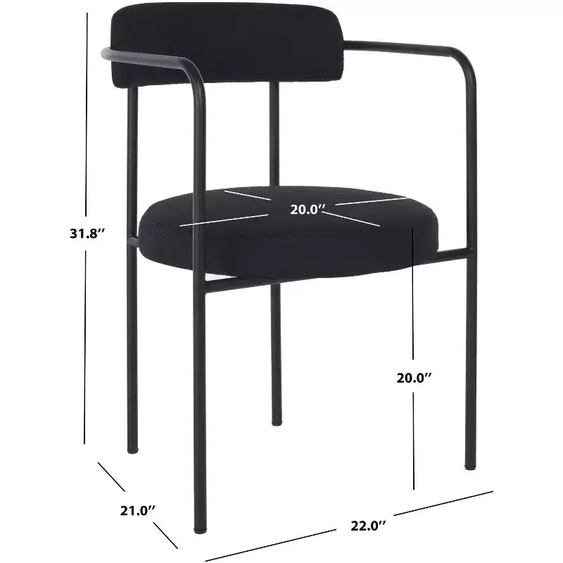 Chaise de salle à manger Andrean (lot de 2) - DCH3901 - Safavieh