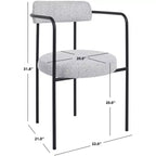 Chaise de salle à manger Andrean (lot de 2) - DCH3901 - Safavieh