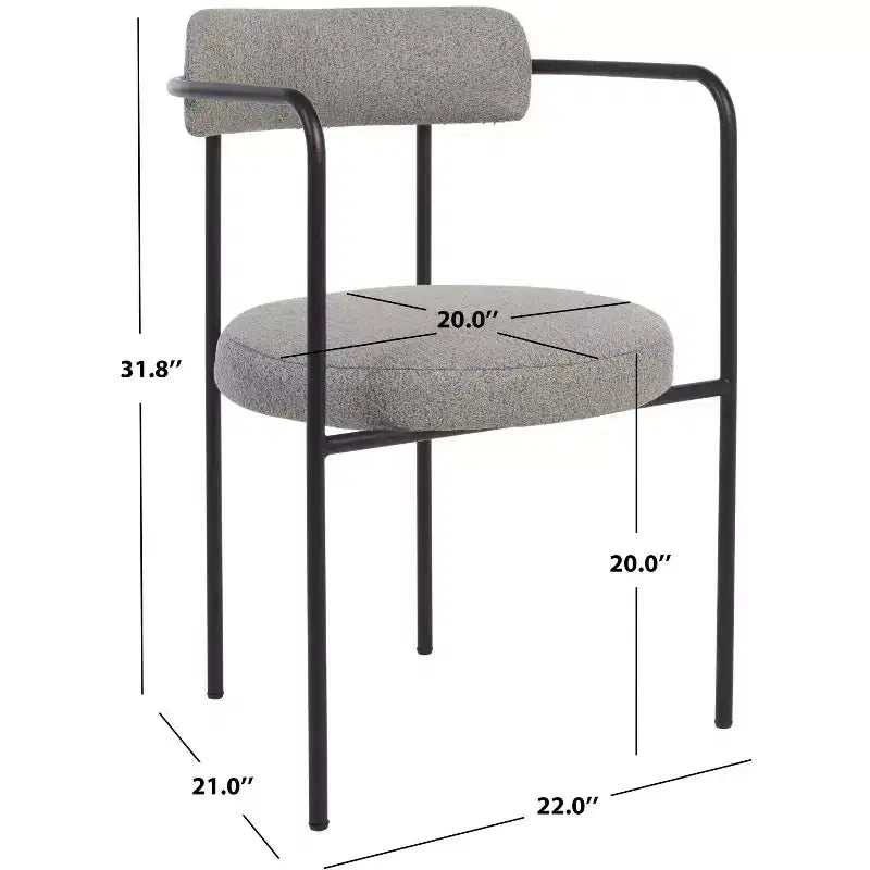 Chaise de salle à manger Andrean (lot de 2) - DCH3901 - Safavieh