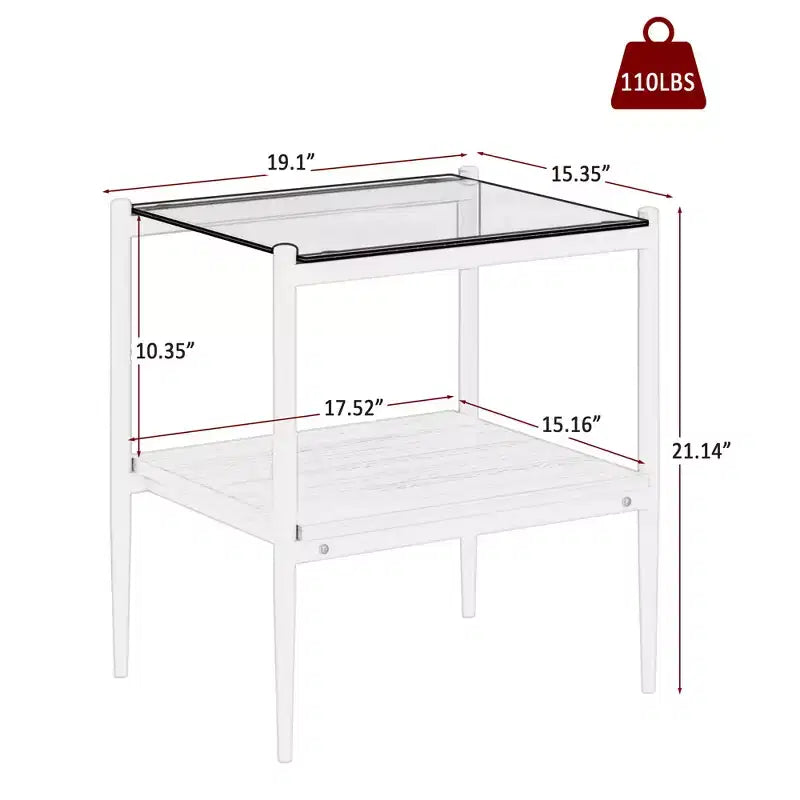 MAYEERTY Ensemble de 3 tables basses et tables d'appoint, Table en verre trempé avec couche en MDF, Tables modernes pour salon, Verre gris