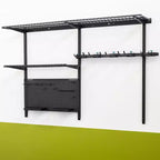 Teal Triangle G-Tool Pro | Système de rangement mural ajustable | Supporte jusqu'à 226 kg