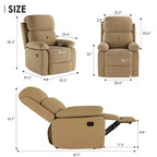 Petit canapé inclinable pour salon, fauteuil pour adultes