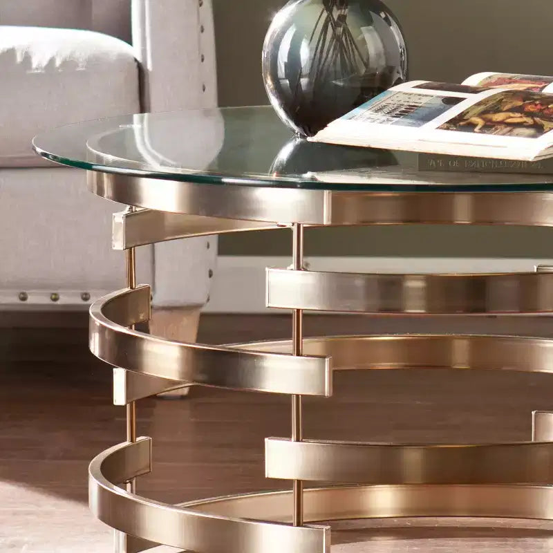 Table Basse Belmar - Champagne - SEI