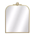 HomeRoots 31 Gold Metal Art Deco Arch Accent Mirror