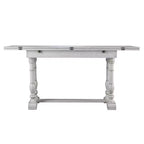 Edenderry Farmhouse Folding Trestle Console to Dining Table - White - SEI