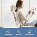 Chaise de Bureau Ergonomique MAYEERTY avec Appui-tête Réglable en Tissu Rose, Capacité 113 kg