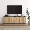 GDFStudio Sandy Modern Minimalist 55 Wood Four-Door TV Cabinet