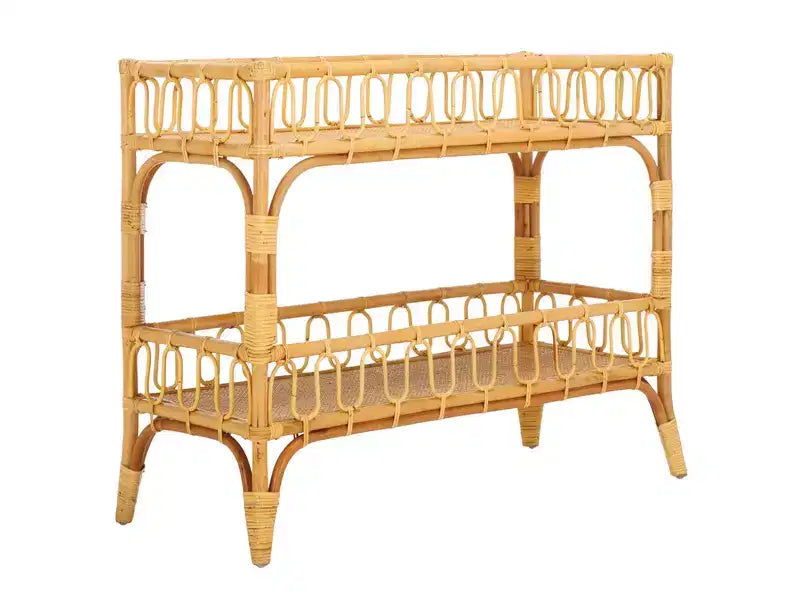 Console en rotin à 2 étages Isaiah - STG6509 - Safavieh