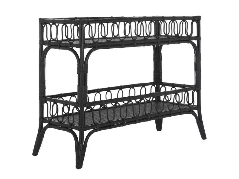 Console en rotin à 2 étages Isaiah - STG6509 - Safavieh