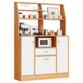Kitchen Pantry Cabinet with Drawers - Wood Sideboard Buffet with Doors, Adjustable Shelf, Storage Rack, Coffee Bar Station for Kitchen Dining Room