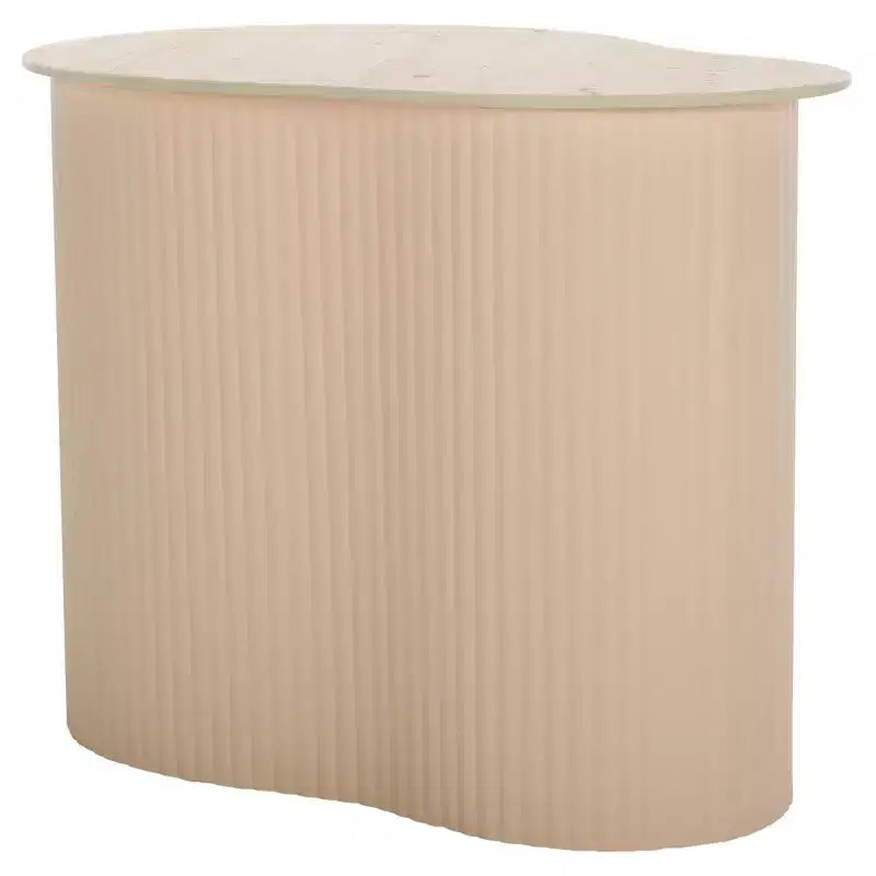 Table d'appoint moyenne en céramique MTP - ACC2910A - Céramique beige/beige - Safavieh