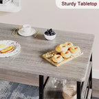 Lot de tabourets de bar, tabourets de bar rembourrés avec pieds en métal, repose-pieds et dossier, assise en PU, chaises hauteur cuisine
