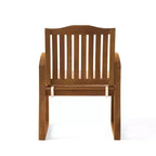 Fauteuil en bois MAYEERTY KD, design démontable, accoudoirs confortables pour salon et coin lecture