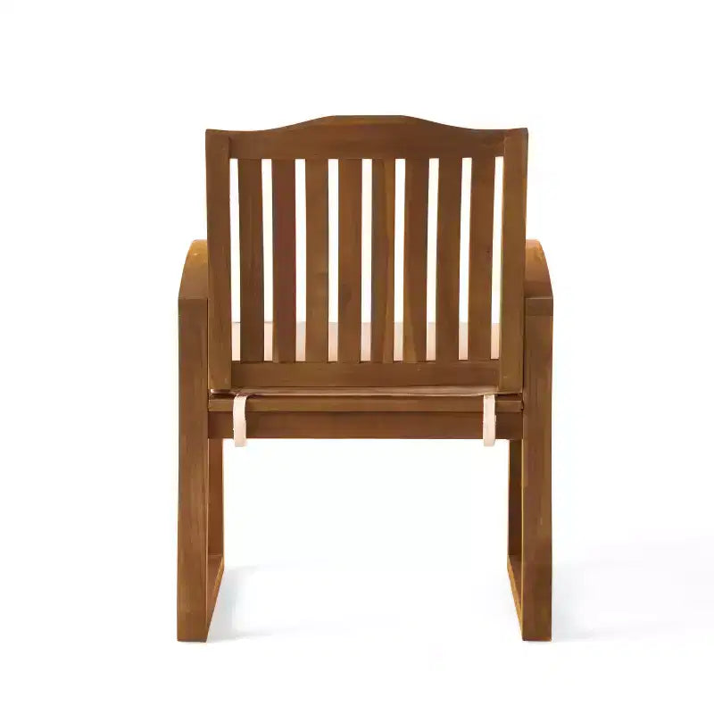 Fauteuil en bois MAYEERTY KD, design démontable, accoudoirs confortables pour salon et coin lecture
