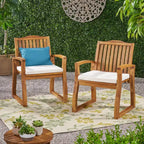 Fauteuil en bois MAYEERTY KD, design démontable, accoudoirs confortables pour salon et coin lecture