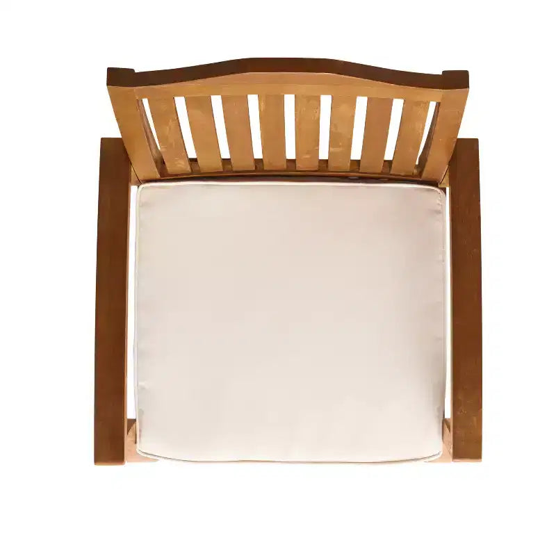 Fauteuil en bois MAYEERTY KD, design démontable, accoudoirs confortables pour salon et coin lecture