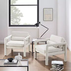 Fauteuil d'appoint en velours Art Leon, fauteuil moderne pour salon, canapé simple élégant et rembourré