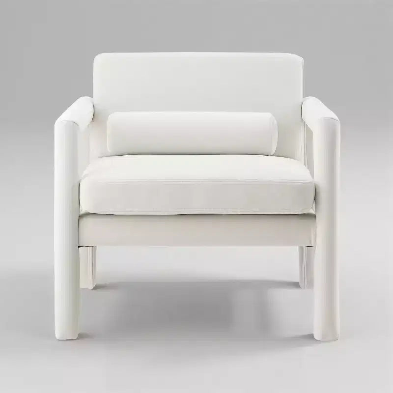Fauteuil d'appoint en velours Art Leon, fauteuil moderne pour salon, canapé simple élégant et rembourré