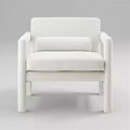 Fauteuil d'appoint en velours Art Leon, fauteuil moderne pour salon, canapé simple élégant et rembourré