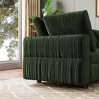Canapé d'angle modulable 105 - Canapé en velours en forme de L avec port de chargement USB (Vert Émeraude)
