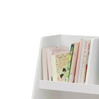 Étagère de Rangement pour Livres et Jouets Moderne pour Enfants, Organisateur de Rangement à 2 Niveaux avec 5 Casier, Bacs Ouverts, Cadeau d'Anniversaire de Noël