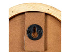 Miroir ondulé avec cadre en bois festonné