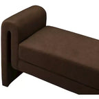Meridian Furniture,Banc en velours Sloan