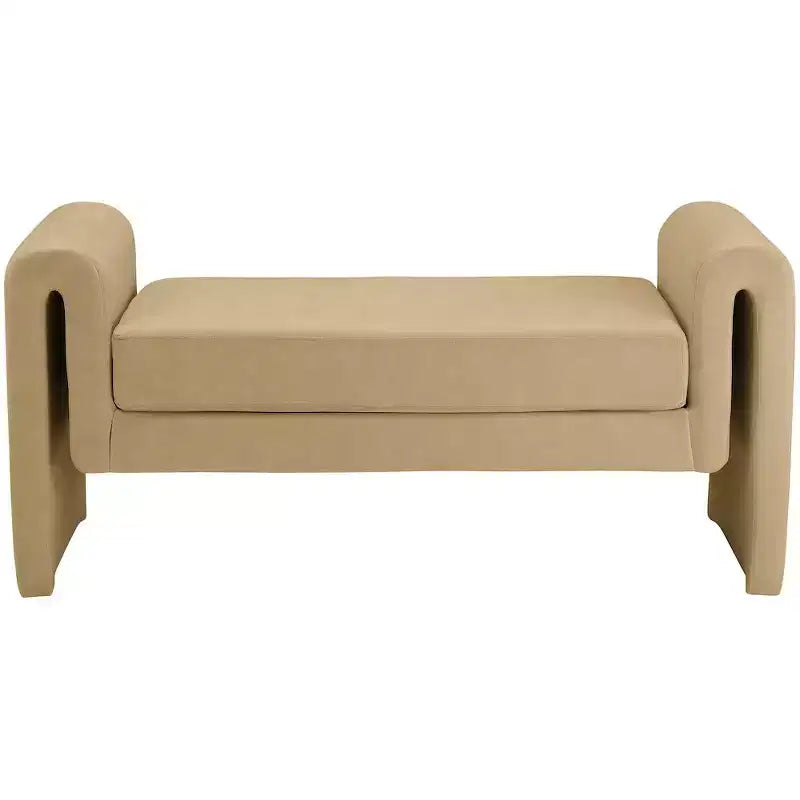 Meridian Furniture,Banc en velours Sloan