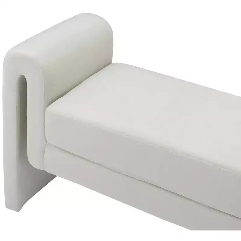 Meridian Furniture,Banc en velours Sloan