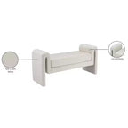 Meridian Furniture,Banc en velours Sloan