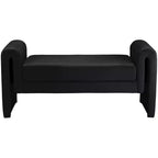Meridian Furniture,Banc en velours Sloan