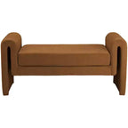 Meridian Furniture,Banc en velours Sloan