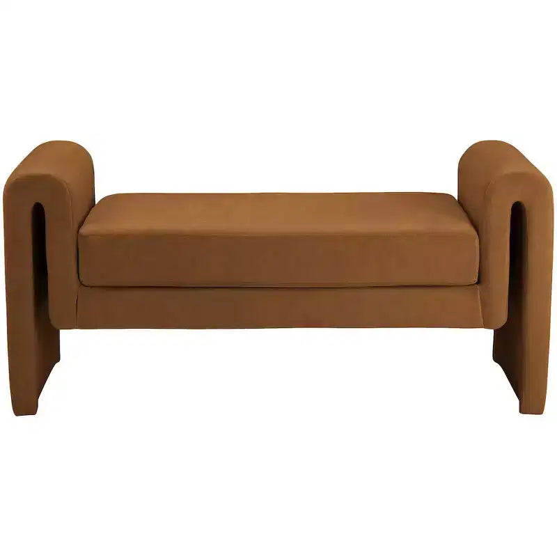 Meridian Furniture,Banc en velours Sloan