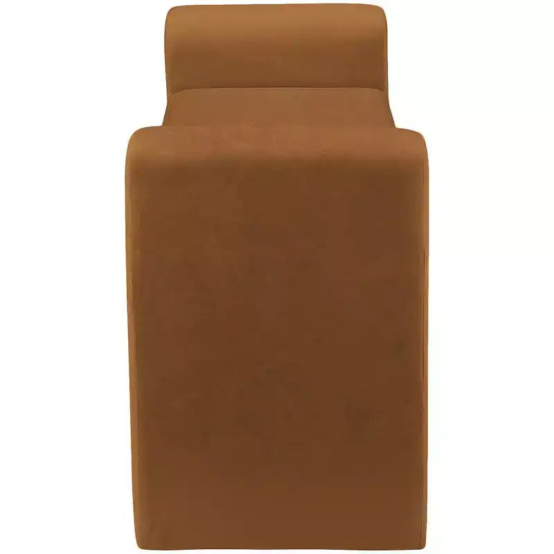 Meridian Furniture,Banc en velours Sloan