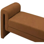 Meridian Furniture,Banc en velours Sloan