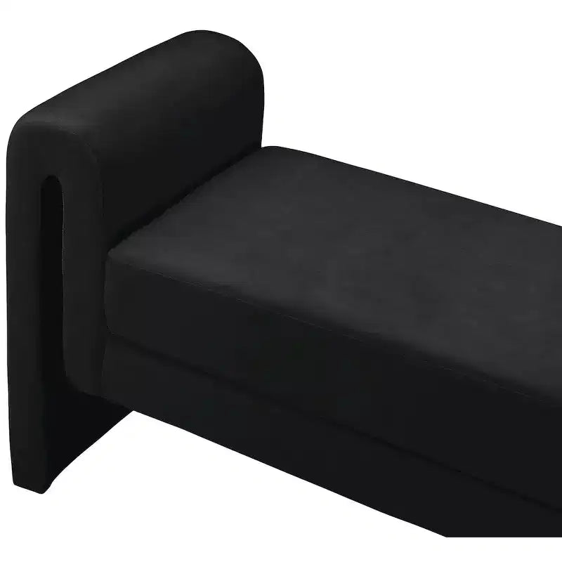 Meridian Furniture,Banc en velours Sloan
