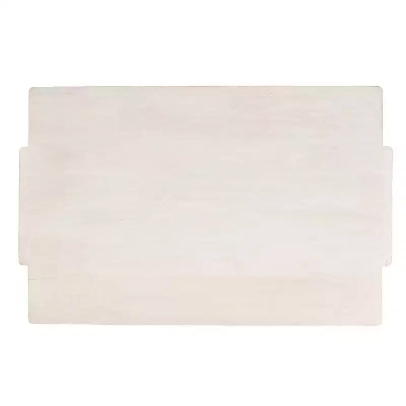 Table Basse Royal Hampton | 45 Table Rectangulaire en Bois de Mangue Faite à la Main | Base Solide Asymétrique