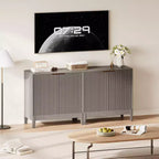 Buffet de salle à manger 80 cm avec portes et étagère réglable, meuble en bois moderne pour café, salon, salle à manger, cuisine, entrée
