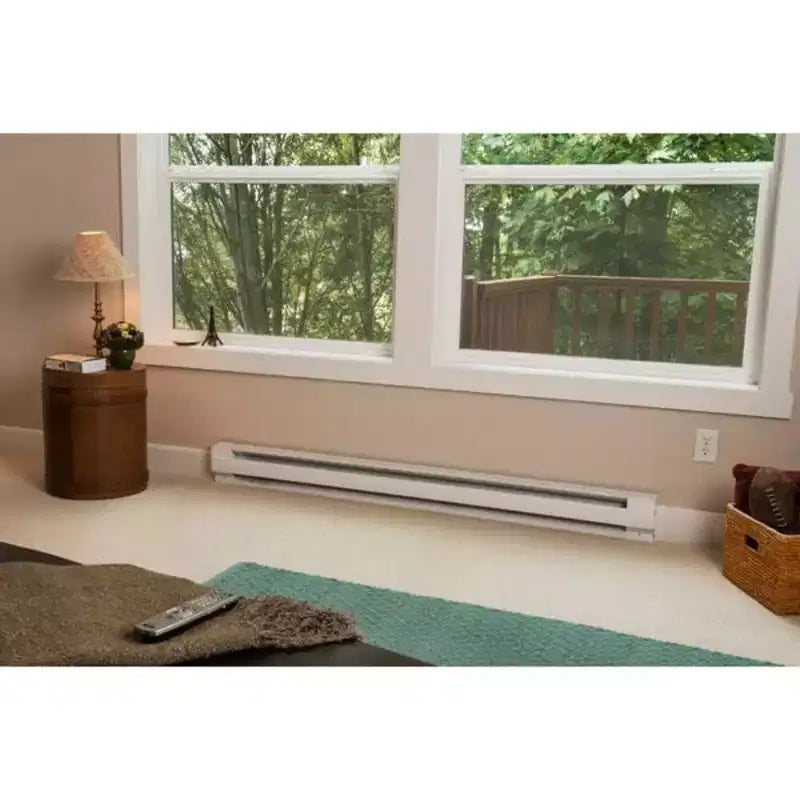 Plinthe chauffante électrique Cadet 96, blanc, 1500/2000W, 208/240V 8F2000W