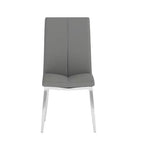 Chintaly Imports, Chaise d'appoint rembourrée à dossier courbé moderne - Lot de 4