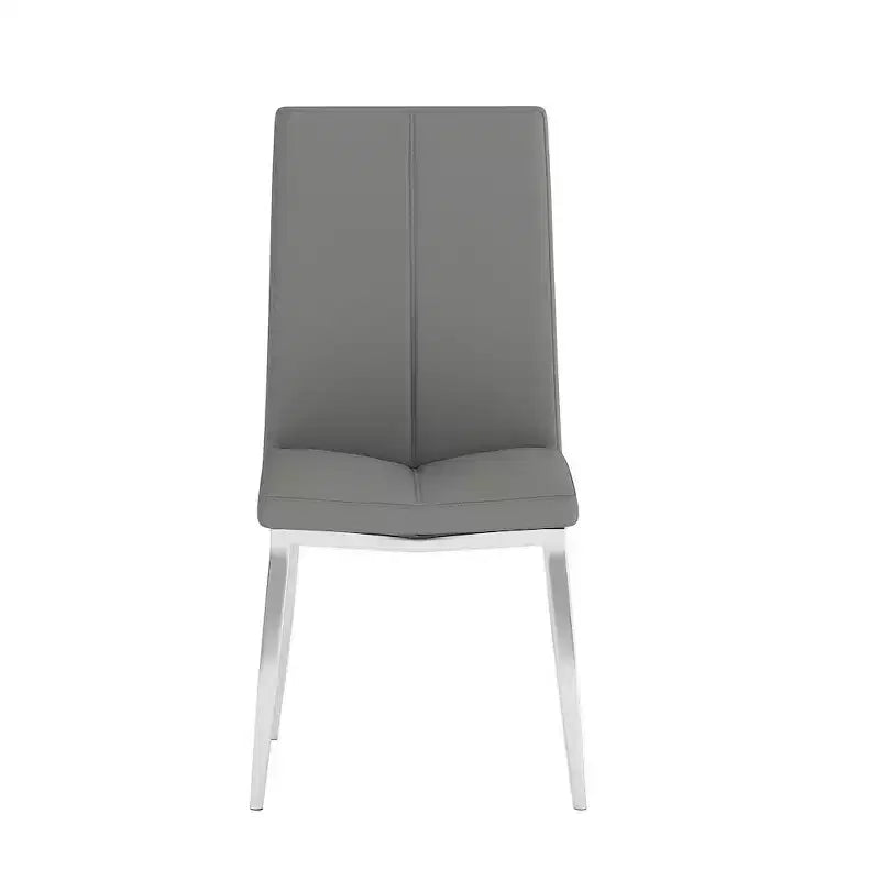Chintaly Imports, Chaise d'appoint rembourrée à dossier courbé moderne - Lot de 4