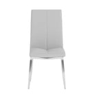 Chintaly Imports, Chaise d'appoint rembourrée à dossier courbé moderne - Lot de 4