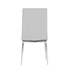 Chintaly Imports, Chaise d'appoint rembourrée à dossier courbé moderne - Lot de 4