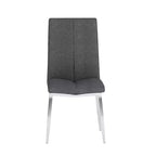 Chintaly Imports, Chaise d'appoint rembourrée à dossier courbé moderne - Lot de 4