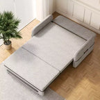 Gaoyangjiaju Canapé-lit convertible 94 cm à 225 cm avec rangement caché et roulettes verrouillables